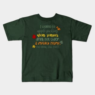 Impeach Trump Kids T-Shirt